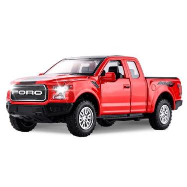 Imagem de Caminhão de brinquedo SASBSC F150 Raptor Diecast Metal com luz de mais