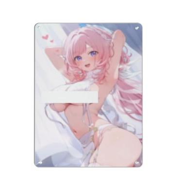 Imagem de Anime Sexy Bikini Hot Girl Pinup Girl Metal Tin Sign Wall Art Poster Decor for Home Bar Club Bedroom Bathroom Man Cave Otaku 30,5 x 40,6 cm, AN033