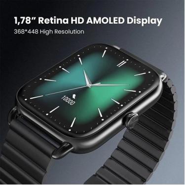 Imagem de Smartwatch Relógio Inteligente Esporte Haylou TWSS6 Watch, Preto