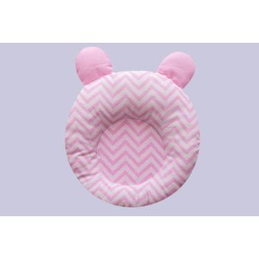 Imagem de Travesseiro Anatômico Redondo para Recém Nascido para Bebê Menina CHEV