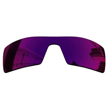 Imagem de Acefrog Lentes de reposição polarizadas de 1,5 mm para óculos de sol Oakley Oil Rig, material atualizado, resistente a impactos - espelhado polarizado Midnight Sun - 1,5 mm