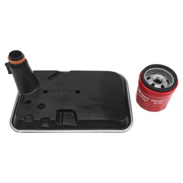 Imagem de RARAYC Kit de filtro de transmissão Allison 1000: Filtro de panela rasa genuíno 29537965 e filtro giratório 29539579 para GM 6.6L Duramax 2001-2010