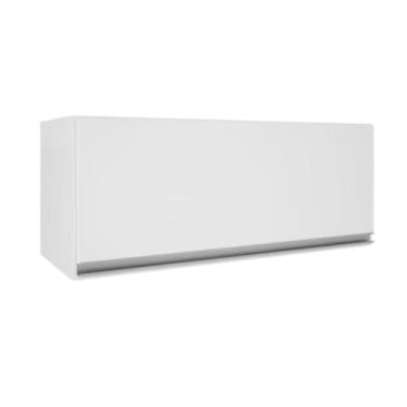 Imagem de Armário Aéreo Geladeira De Cozinha e Lavanderia 1 Porta Top Class 0,80m Branco