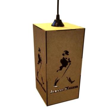 Imagem de Luminária Teto Tipo Pendente Daniels Mdf - Completa Mdf Cru - LENOBRE,