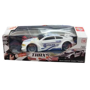 Imagem de Carrinho Police Polícia Carro Com Controle Remoto 7 Funções - Toys