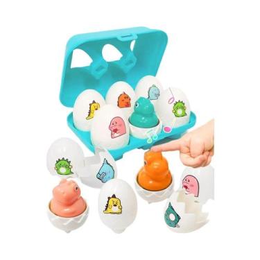 Imagem de Brinquedo De Ovo De Dinossauro Para Crianças, Montessori, Aprendizado 