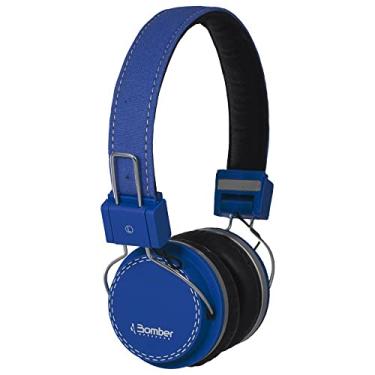 Imagem de Fone de Ouvido Bomber Quake Hb02 Black On Ear Azul