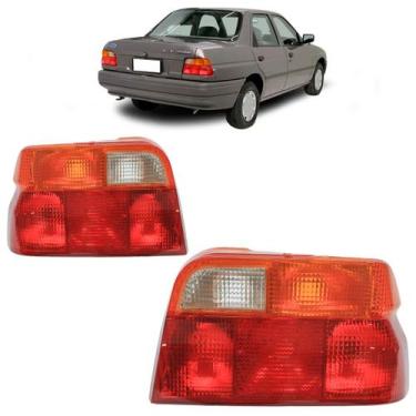 Imagem de Lanterna Traseira Verona 1993 1994 1995 1996 Tricolor Lente Estriada A