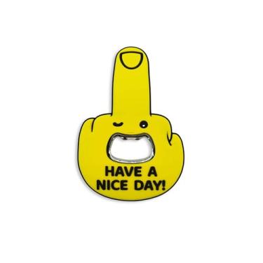 Imagem de GOOFBALLS Abridor de garrafas magnético engraçado – abridor de cerveja com frases hilárias – ímã forte para geladeira ou caverna masculina – ótimo presente para amantes de cerveja, pais, amigos – dedo