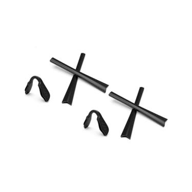 Imagem de ToughAsNails 2 pares de kits de borracha de substituição para óculos de sol Oakley Radar Path/Edge/Range/Pitch/Radar XL preto e preto