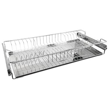 Imagem de Jomer Escorredor de Embutir Deslizante Entrance 77cm Inox