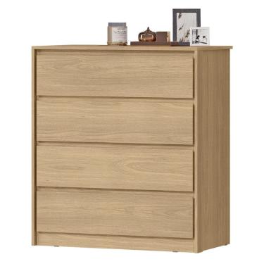 Imagem de Comoda 4 GV 89 cm Corrediças Telescopicas CO027 Castanho MXM