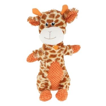 Imagem de Generic Brinquedo de Pelúcia para Cães, Formato Animal de Brinquedo Interativo Durável para Cães Pequenos (Girafa)