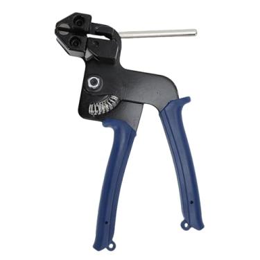 Imagem de Luocute Kit de Pistola de Braçadeira de Cabo de Aço Inoxidável, 100 Unidades de 11,8 Polegadas 304 Braçadeiras de Metal para Serviços Pesados, Resistência à Tração de 200 Libras para