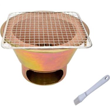 Imagem de Churrasco ao ar livre interior churrasco carvão coreano churrasco forno estilo antigo carne assada barro japonês churrasco casa comercial ao ar livre forno churrasco