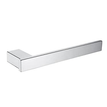 Imagem de Conjunto de ferragens de banheiro de aço inoxidável SUS 304 gancho cromado suporte de escova de vaso sanitário suporte de papel barra de toalha acessórios de banheiro, suporte de papel (barra de