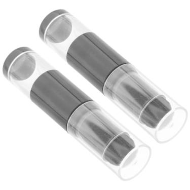 Imagem de Beaupretty 2 pincéis de maquiagem retráteis, pincel de blush, base com frascos de garrafa recarregáveis para realce de cor, contorno, blush, pó, cosméticos