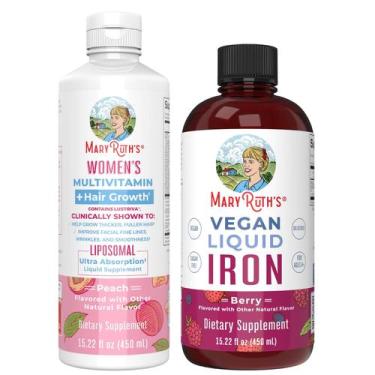 Imagem de Multivitamínico Feminino MaryRuth Organics + Ferro Líquido 450 ml