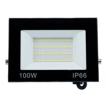 Imagem de KIT 2 - Refletor Led Smd 100w Bivolt Ip66-6500K Branco Frio - Dubai