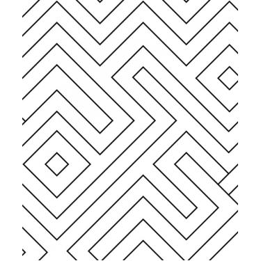 Imagem de Papel de Parede Line Art Labirinto MT779010 - Rolo: 10m x 0,53m