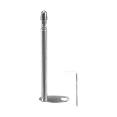 Imagem de Whtkoph Suporte Retrátil para Guidão de Bicicleta, Suporte Portátil de Liberação Rápida para Guidão de Motocicleta E Bicicleta de Estrada, Prata, Tamanho real