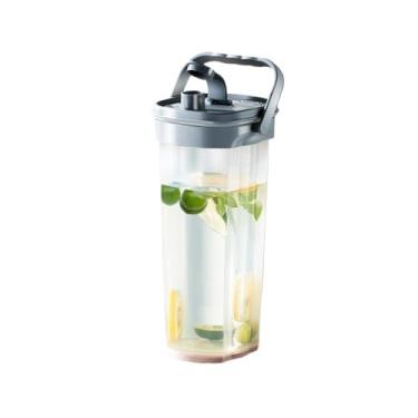 Imagem de Jarro 2200ml Geladeira Jarra Fria Resistente a Altas Temperaturas Plástico Chaleira de Água Doméstica Grande Capacidade(Gray)