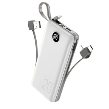 Imagem de Power Bank Peining 20.000mAh, Carrega até 5x seu Celular, Carga Rápida USB + Type-C, Alta Capacidade, Design Compacto, Proteção Inteligente e Portátil — Ideal para iPhone e Android