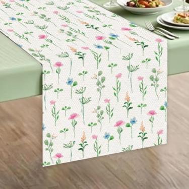 Imagem de Toalha de mesa de flores retangular casa fazenda cozinha jantar capa de mesa para festas casamento feriado 3