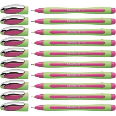 Imagem de Schneider Caneta de ponta porosa Xpress Fineliner 0,8 mm, rosa, caixa com 10 (190009)