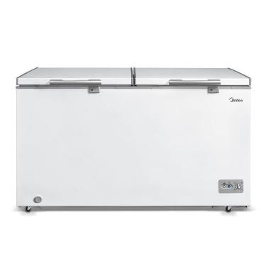 Imagem de Freezer Horizontal Midea Cycle Defrost 362L 2 Portas MDRC522FZD011 Branco 3 em 1 110V