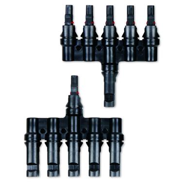 Imagem de XYRIS Conectores solares T ramo 1 a 5 para painéis solares