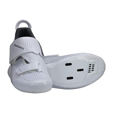 Imagem de Sapato masculino de ciclismo SHIMANO SH-TR501, branco, 46