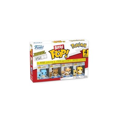 Imagem de Funko Bitty Pop! Pokemon - Squirtle 4PKY uma minifigura misteriosa surpresa - 0,9 polegadas (2,2 cm) colecionável - Repita empilhável incluída - ideia de presente - enchimento para bolsa de presentes
