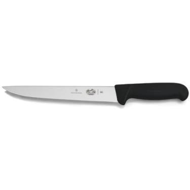 Imagem de Victorinox Faca de Flanco Preto Fibrox Pro 20 cm, Lâmina Rígida, 20 cm, Multicolorida