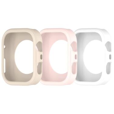 Imagem de Pacote com 3 capas de relógio compatíveis com Huawei Watch Fit 4 Pro, capa protetora de silicone macio