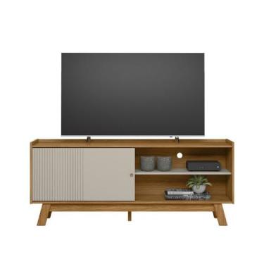 Imagem de Rack Aurum Linea Brasil Nature e Off White