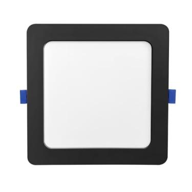 Imagem de Painel LED Play Embutir Quadrado 12W Bivolt 6.500K - Preto