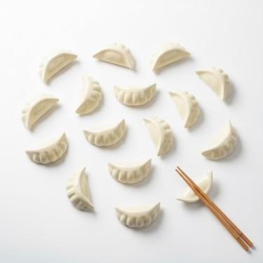 Imagem de Suporte para pauzinhos de cerâmica, 12 peças de bolinhos de cerâmica, pauzinhos de descanso, colher de descanso de pauzinhos, suporte de garfo (aparência de bolinho), descanso de pauzinhos de