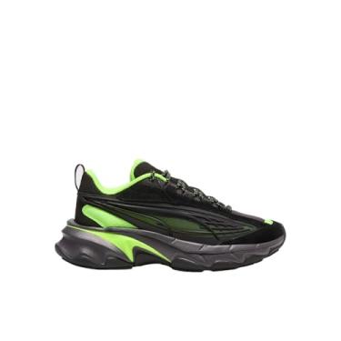 Imagem de PUMA Tênis infantil casual com partícula de carbono com cadarço - preto, Preto, 20