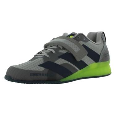 Imagem de adidas Tênis adulto unissex Adipower Weightlifting 3 Cross Trainer, Cinza dois/noite ártica/cinza-limão lúcido, 7.5 Women/6.5 Men