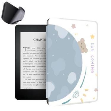 Imagem de Yzlvigrous Capa para Kindle Paperwhite 12th/Colorsoft Signature Edition 1ª Geração 2024, Tampa Traseira de TPU Macio de 7 Polegadas com Sono/acordamento Automático, Modelo: SA568B/SA59CP/SA569P