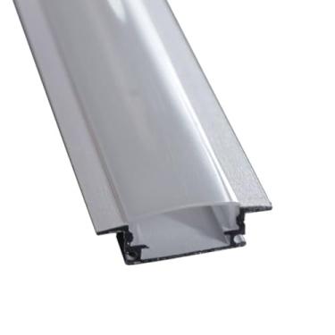 Imagem de Perfil para Fita LED Foxlux - Embutir - Branco - 24 X 7 X 2000mm