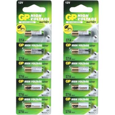 Imagem de GP Alto Voltaje Batería 27 A MN27 A27 PK5 12 V [Pacote com 10]