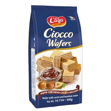 Imagem de Lago Chocolate Wafers Cacao e Nocciola 400g