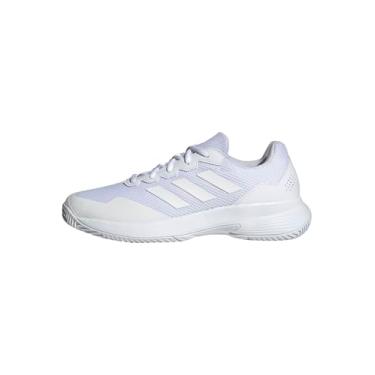 Imagem de adidas Gamecourt 2 M, tênis baixo (não futebol) unissex adulto, Ftwr Branco Ftwr Branco Fosco Prata, 44 EU