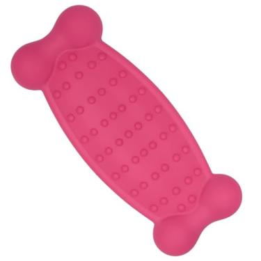 Imagem de Brinquedo Mordedor Osso Cravo Achatado Grande Maciço Pet Cachorro Fêmea