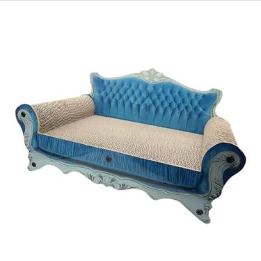 Imagem de IEUDNS Scratch Pad Board Scrtanding Lounge Cader Pets Toys Interactive Cat Scratcher Scratcher Bed de papelão corrugado para garra de moagem, 70 Cm de Comprimento