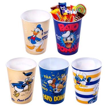 Imagem de Kit 5 Copos Pato Donaldo Festa Infantil Lembrança Decoração - Plasútil