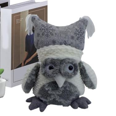 Imagem de Brinquedo de Pelúcia Coruja | Almofadas Fofas de Arremesso,Brinquedos De Pelúcia Macios E Confortáveis,Para Crianças Natal Aniversário Festa Quarto Sofá Sala Estar Escritório Viagem