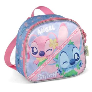 Imagem de Lancheira Lilo Stitch Térmica Infantil Disney Menina Roxo Luxcel